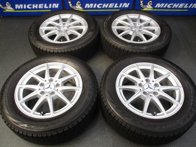 ②ベンツ Aクラス(W177)純正 10スポーク 16×6.5J+44 5H/112 BZ VRX2 205/60R16 メルセデスベンツ/スタッドレスセット/W176/Bクラス(W246/W247)/CLA(C117/C118)