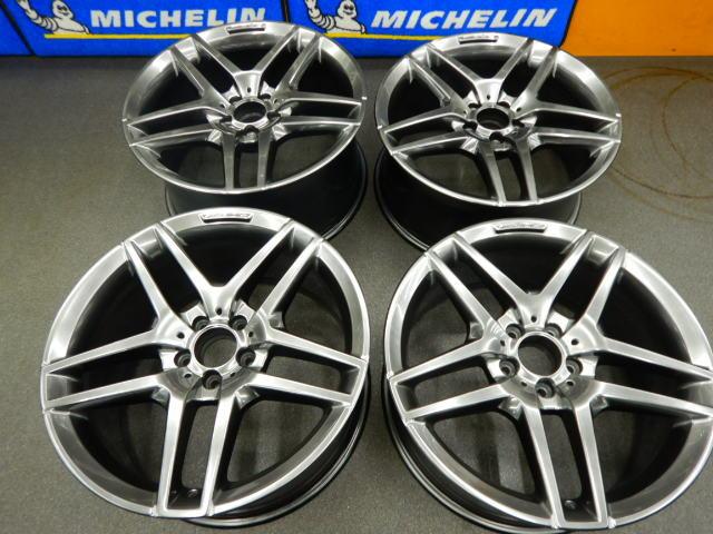 AMG 5ツインスポーク Sクラス(W222)純正 19×8.5J+38/9.5J+38 5H/112 ハイパーブラック/カスタムペイント/塗装後未使用/メルセデスベンツ/買取り/下取り/ドイツ車/輸入車/高級車