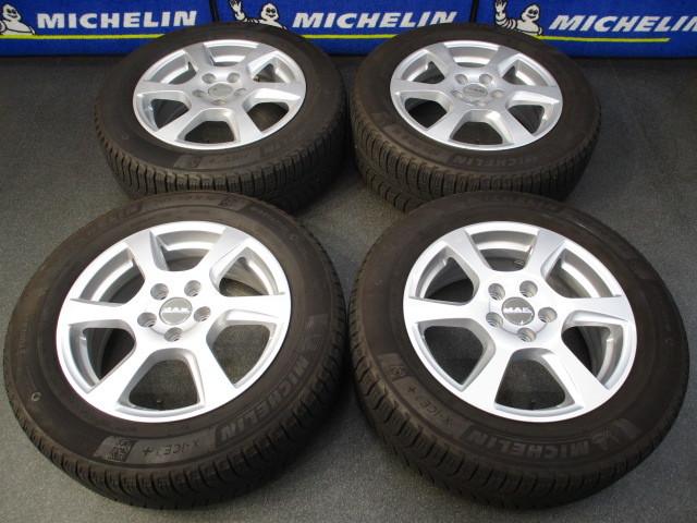 シトロエン グランドC4ピカソ用 16×6.5J+47 5H/108 MI ICE3+ 205/60R16 MAK ヴィンチー/ミシュラン/スタッドレスセット/冬季用/冬用/買取り/下取り/タイヤ交換/ホイールリペア/フランス車/輸入車