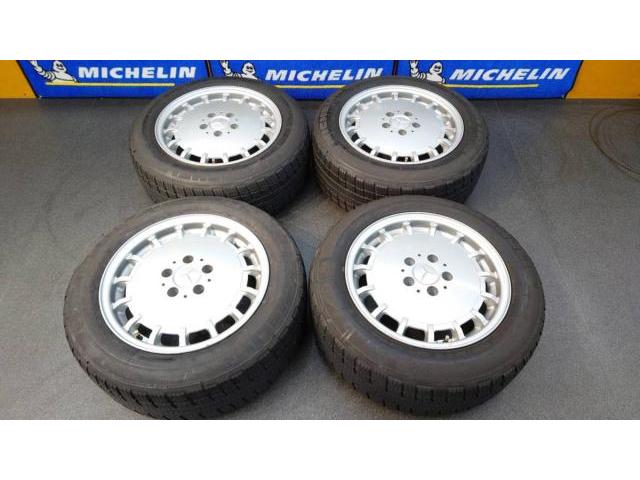 15穴!!ベンツ SL(R129)純正 16×8J+34 225/55R16 当時物/ネオクラシックカー/90年代/メルセデス/タイヤ交換ホイールリペア修理ペイントレストア/買取り下取り/ドイツ車/輸入車/高級車