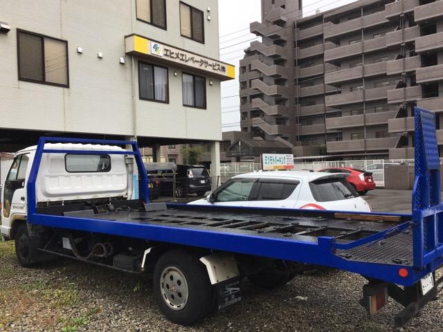 積載車も完備しております！万が一の時はご連絡下さい。すぐに駆けつけます！