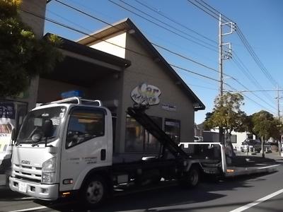 フルフラットローダー積載車完備