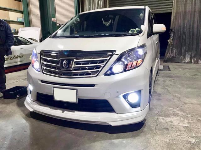 トヨタ アルファード ANH20W HID バルブ 交換 フォグ HIDキット取付 ライトパーツ 鯖江市 越前市 福井市 福井県