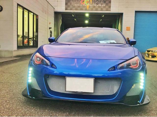 スバル BRZ ZC6 エアロ 取付 塗装 塗り分け BLITZ ブリッツ ings イングス Varis バリス 鯖江市 越前市 福井市 福井県