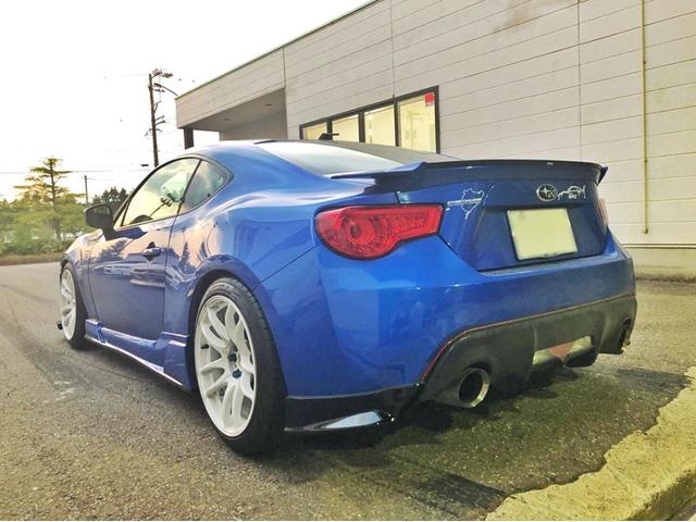 スバル BRZ ZC6 エアロ 取付 塗装 塗り分け BLITZ ブリッツ ings イングス Varis バリス 鯖江市 越前市 福井市 福井県