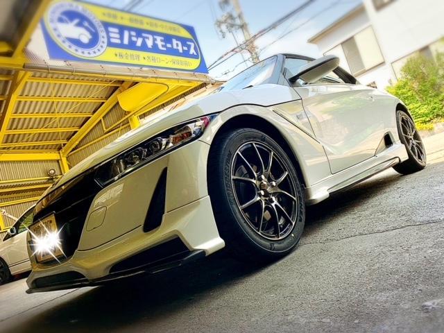 ホンダ　S660　車高調　取付け　持込み　和歌山　海南　下津