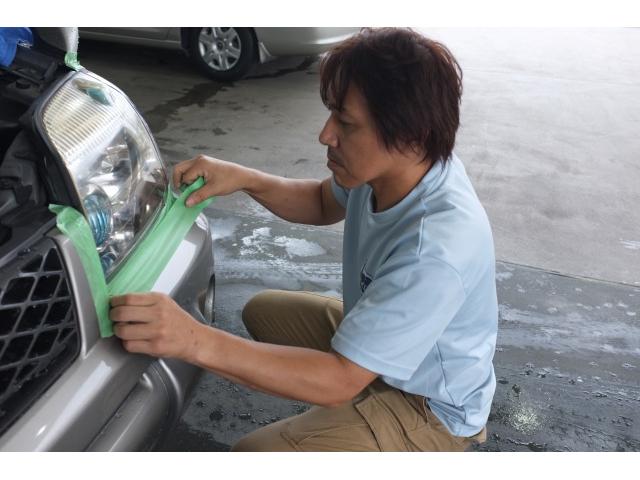 ヘッドライトコーティング　洗車　コーティング　和歌山　有田　湯浅町