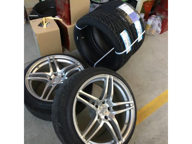 タイヤ直送　持ち込み 18インチ　オデッセイ　和歌山県　有田市　有田川町