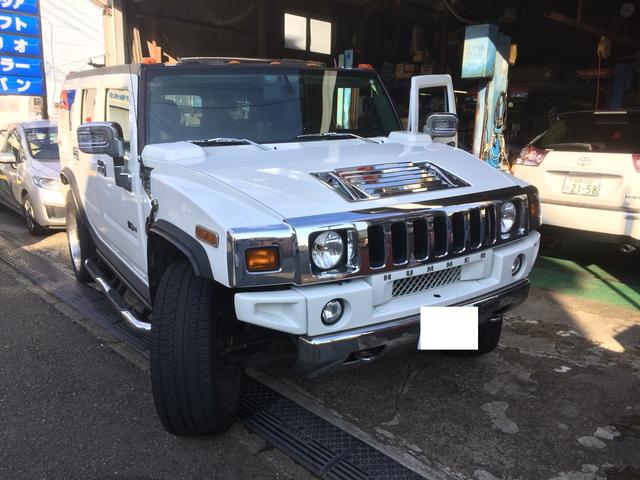 ハマー　H2　修理　マフラー　交換　アメ車　外車　藤沢市　神奈川県