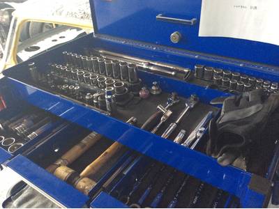 工具がズラリ！相棒です！