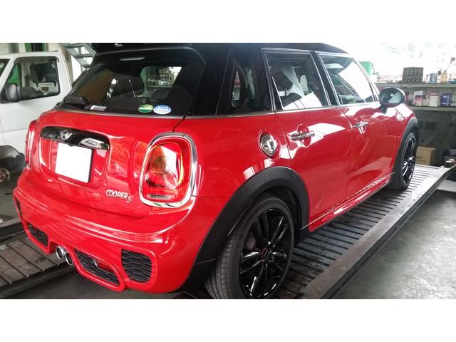 F55 MINI JCW  ナビ点検　バンパーケア