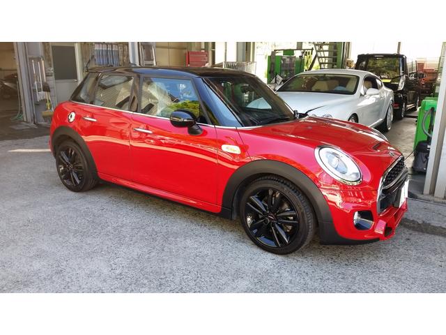 F55 MINI JCW  ナビ点検　バンパーケア