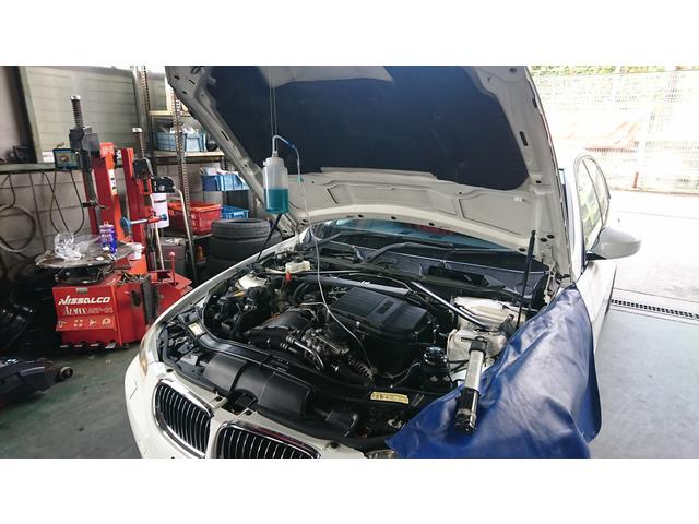 ＢＭＷ　アルピナ　Ｂ３　エンジン不調で入庫です。