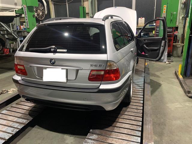 BMW　E46　エンジンチェック点灯で入庫です。