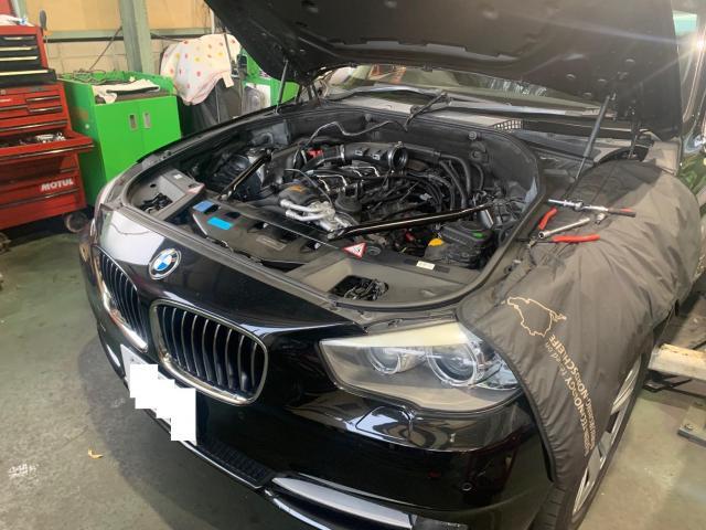BMW 5シリーズ　GT　エアコン修理のはずが・・・