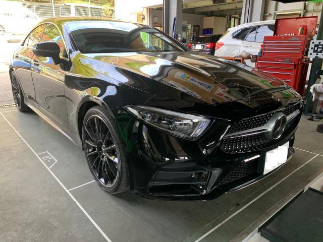 ベンツ　C257　CLS450　テレビキャンセラー取付