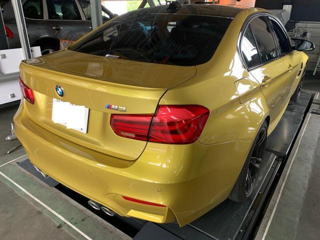 BMW　M3　車体後部より時々、異音が・・・