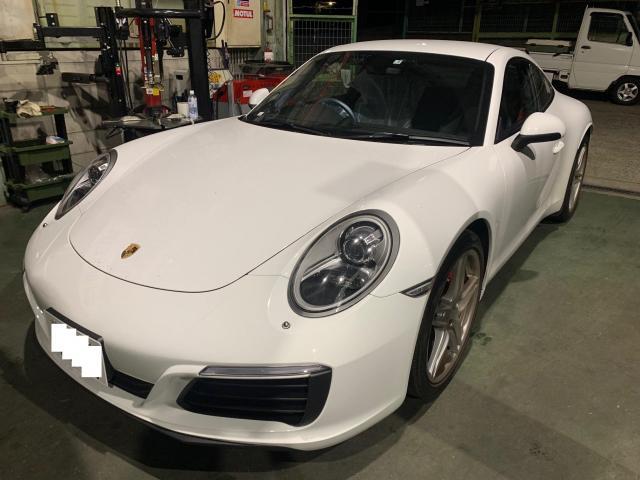 ポルシェ９９１　車検整備です。