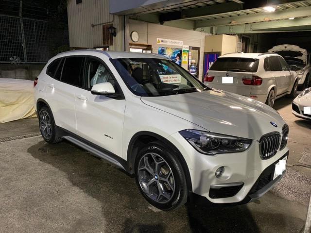 BMW　X1　車検整備でご入庫いただきました。