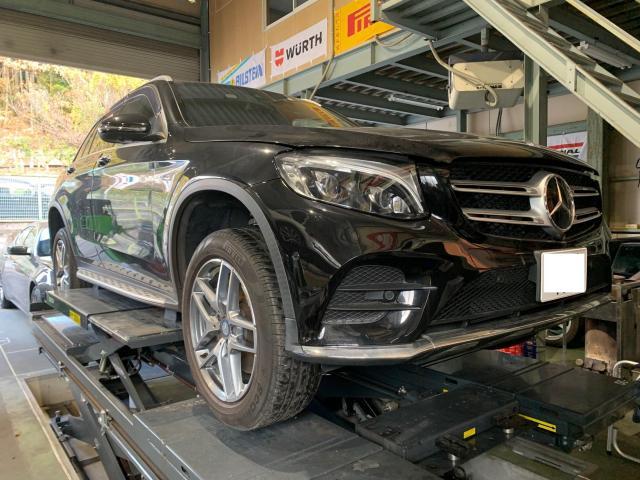 ベンツ　ＧＬＣ　車検整備でご入庫いただきました。