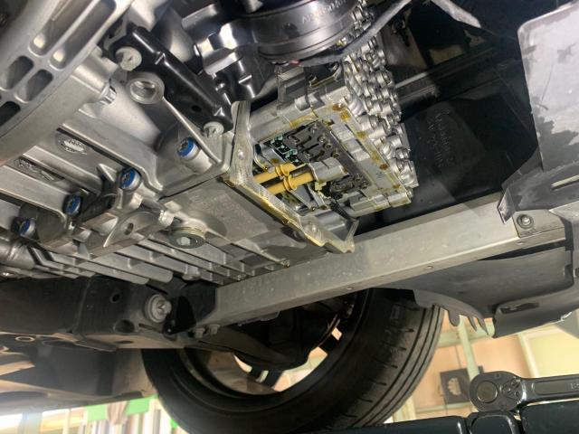 ベンツ　W176　Aクラス　DCTオイル交換です。