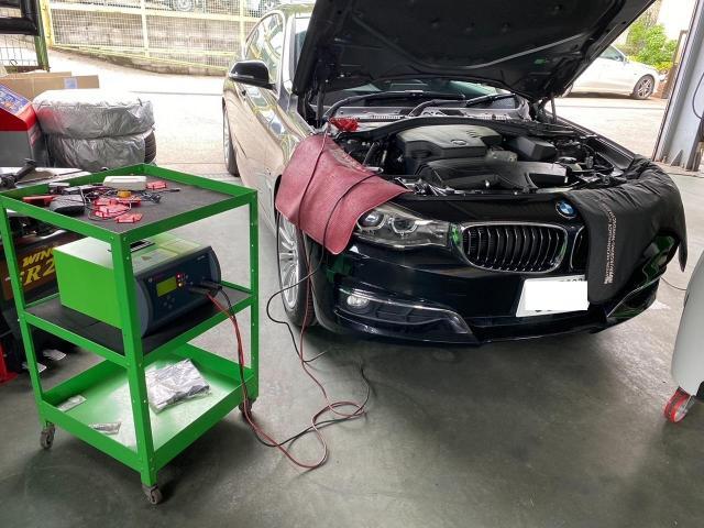 BMW　３シリーズ　GT　車検整備でご入庫いただきました。