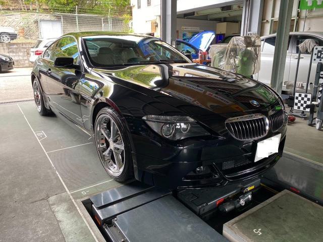 BMW　E63　６シリーズ　ブレーキ効かず・・・