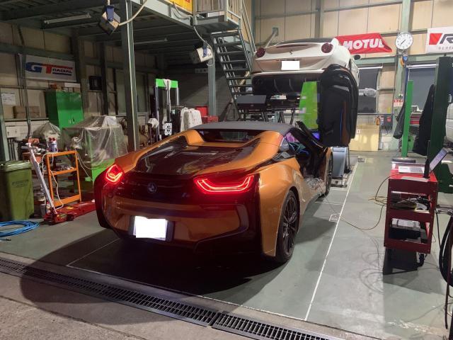 BMW　i8　エアコン効かずでご入庫いただきました。
