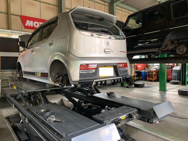 アルトワークス　車検整備でご入庫いただきました。