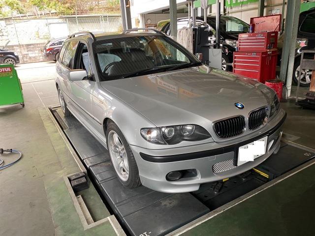 BMW　３シリーズ　E46　ツーリング　タイヤ交換です