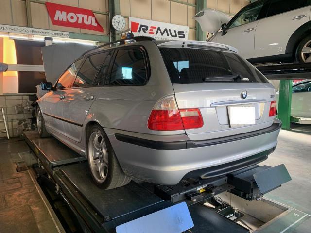 BMW　３シリーズ　E46　ツーリング　タイヤ交換です