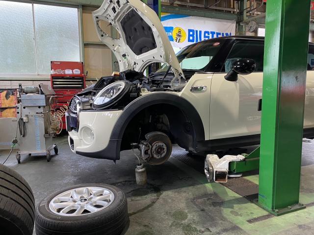 ＭＩＮI　Ｆ５６　車検整備でご入庫いです。