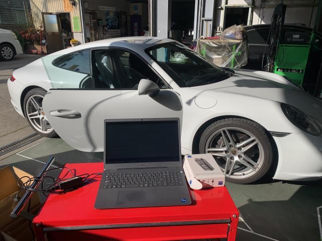 ポルシェ　９９１車検整備でご入庫いただきました