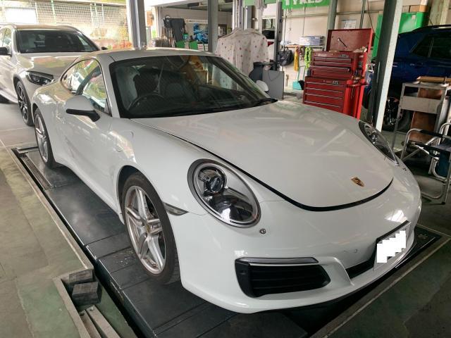 ポルシェ　９９１車検整備でご入庫いただきました