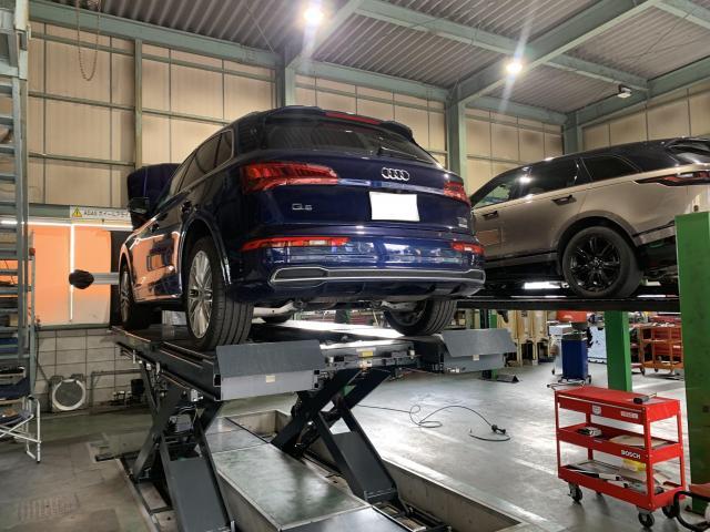 アウディ　Ｑ５　エンジン関連修理・整備・冷却水洩れ