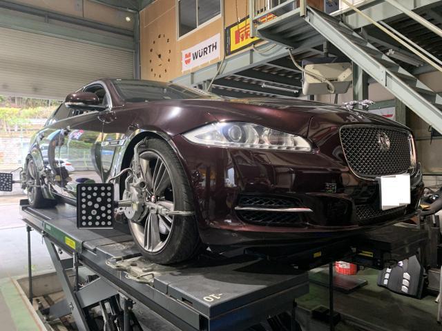 ジャガー　ＸＪ　サスペンション・足回り修理・整備・タイロッド交換・ホイールアライメント