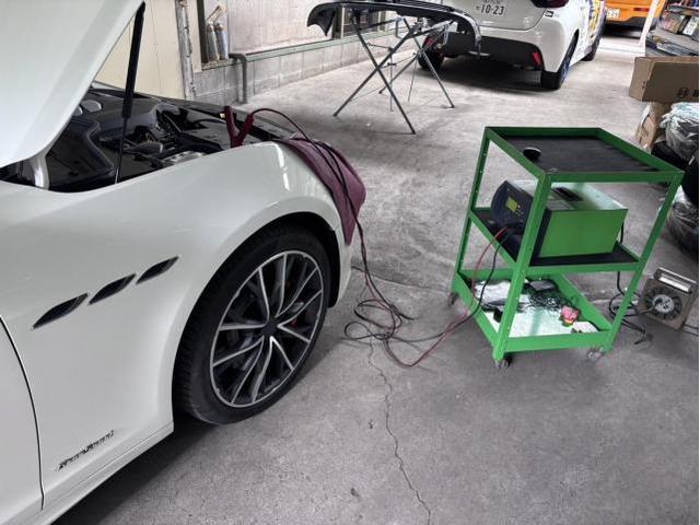 マセラティ　ギブリ　グー故障診断（コンピュータ診断）・車検整備