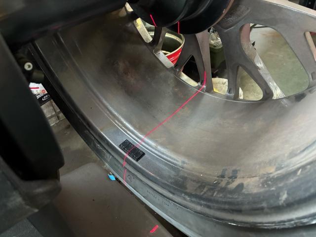 ポルシェ　ケイマン　ホイール・タイヤ交換