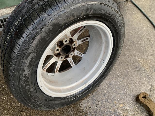 ポルシェ　カイエン　ホイール・タイヤ交換