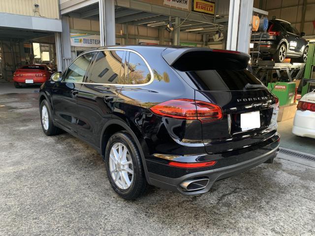 ポルシェ　カイエン　ホイール・タイヤ交換