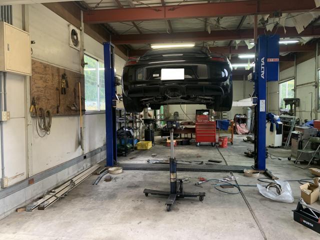 ポルシェ　ケイマン　吸排気系修理・整備・マフラー交換