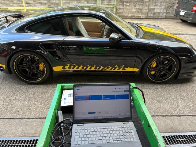 ポルシェ　９１１　グー故障診断（コンピュータ診断）・車検整備