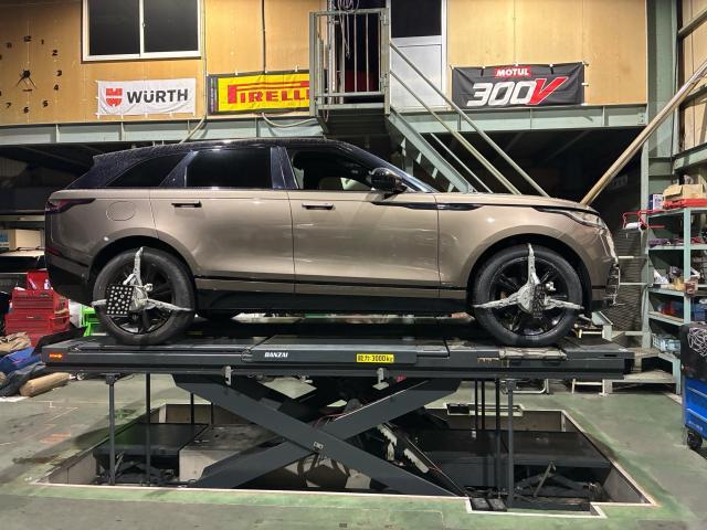 ランドローバー　レンジローバーヴェラール　グー故障診断（コンピュータ診断）