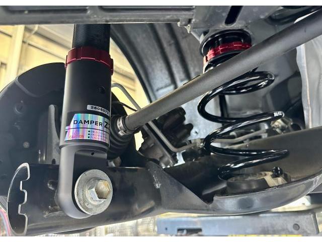 日産 オーラ 型式：FSNE13　サスペンション・足回りパーツ取付 BLITZ車高調整キット ダウンサス ドレスアップ　広島市 西区 商工センター