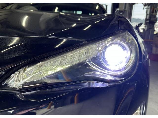 トヨタ ８６ 型式：ZN6　ヘッドライトクリーニング 黄ばみ 汚れ 除去 ボディメンテナンス ヘッドライト光度不足解消　広島市 西区 商工センター