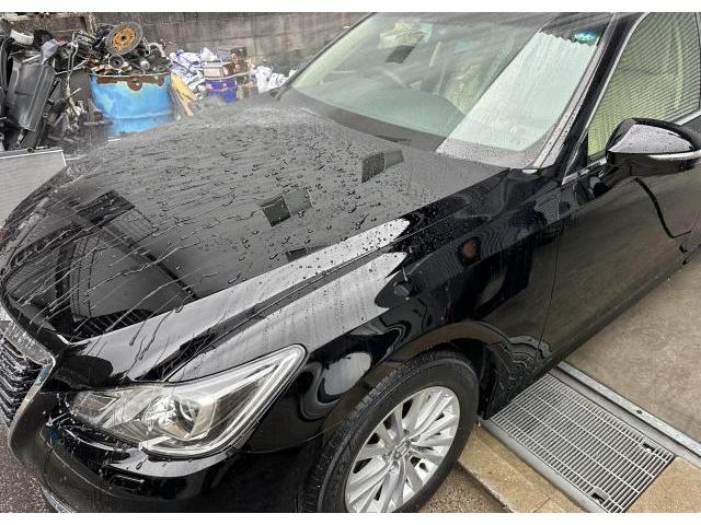 トヨタ クラウン 型式：　ボディコーティング ブラック202 磨き ボディメンテナンス　広島市 西区 商工センター