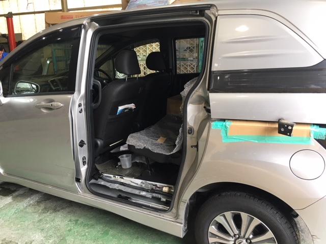 ホンダ フリード 電動スライド 修理させて頂きました 広島市 中区 東区 南区で車検 整備 修理 鈑金 塗装 パーツ取付なら大下自動車へお問合わせ下さい グーネットピット