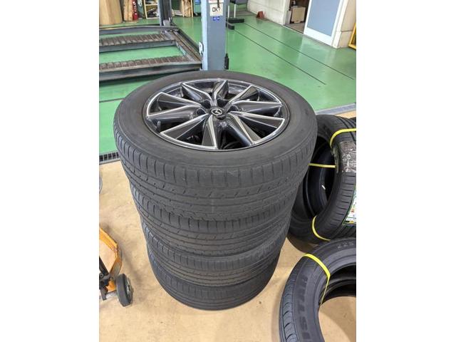 マツダ　ＣＸ－５　サスペンション・足回り修理・整備　タイヤ組替　タイヤ交換　オイル交換　石川県　小松市　能美市　土曜日営業　ベトナム語　ポルトガル語　対応可