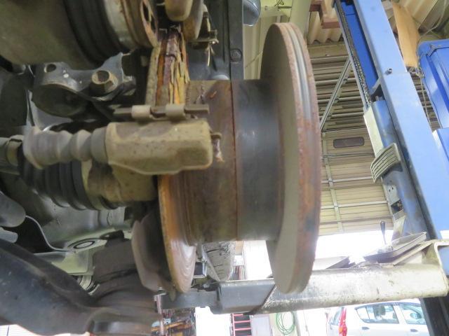 ハスラーのブレーキ点検