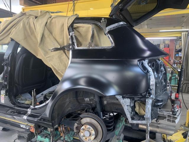 アウディA3　鈑金　塗装　事故　修理　都留市　南都留郡　大月市　外車　輸入車